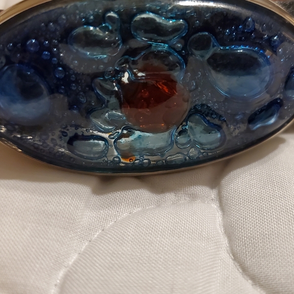 MADE IN ITALY - BEAUTIFUL LEATHER GLASS BELT - Picture 2 of 6